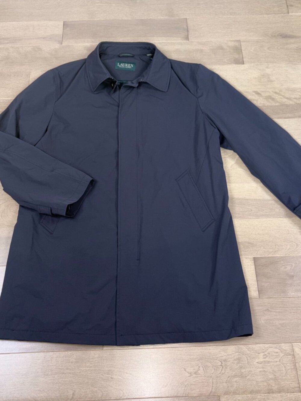 LAUREN RALPH LAUREN men's trench coat large LIKE NEW